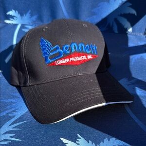 Black Embroidered Baseball Hat